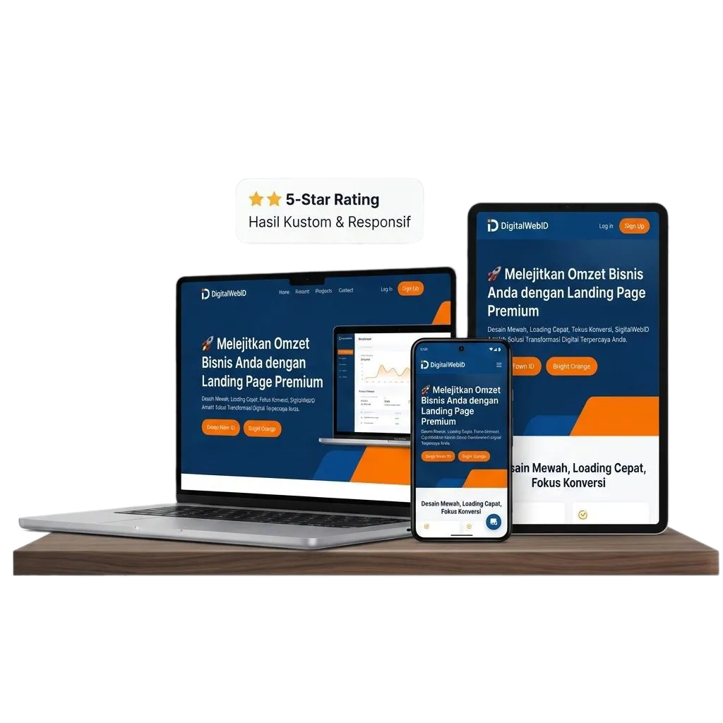 mockup landing page